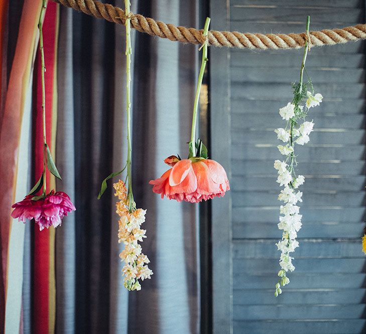 Bright Florals by Palais Flowers | Coastal Wedding at East Quay Venue in Whitstable | Deborah Grace Photography