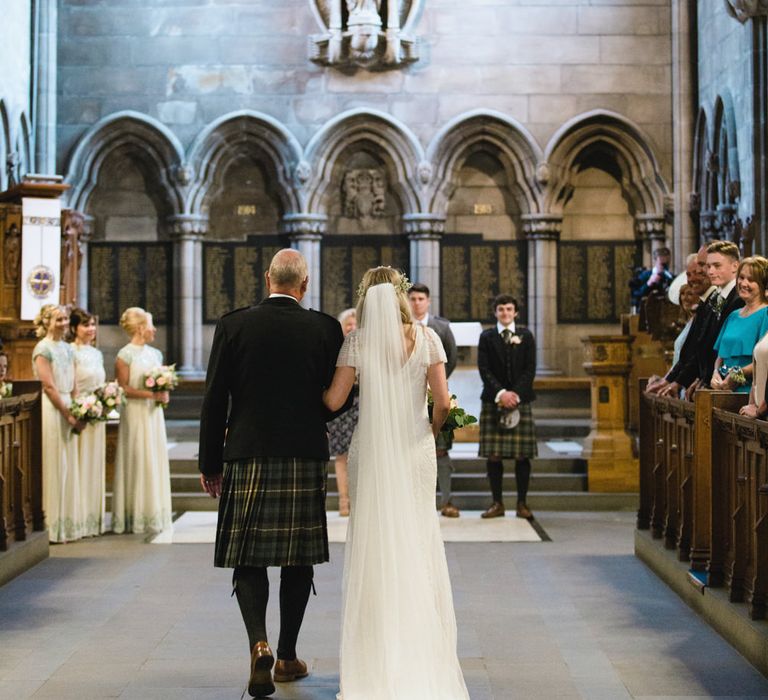 Wedding Ceremony | Bride in Eliza Jane Howell Wilma Wedding Dress | The Gibson's Photography | Second Shooter Martin Venherm | White Balloon Films