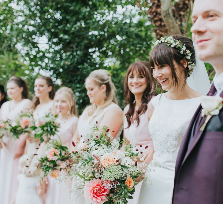 Wedding Party in Pastels