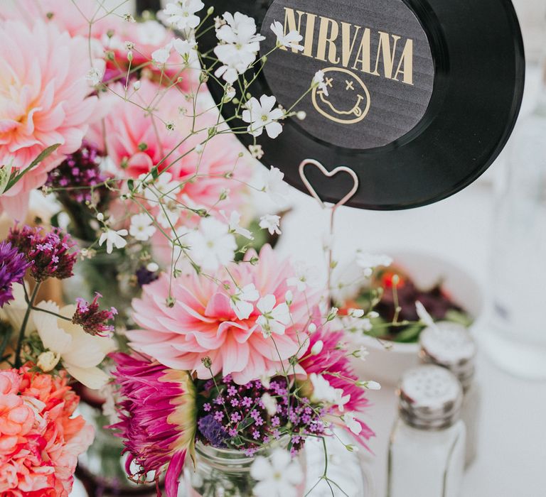 Rustic & Colourful Wedding Flowers