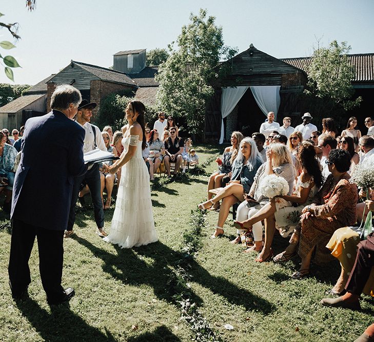 Carly Rowena Fitness & Lifestyle Vlogger Marries Trainer Husband Leon Wearing Grace Loves Lace For A Surprise Wedding At Fishley Hall With Food Trucks