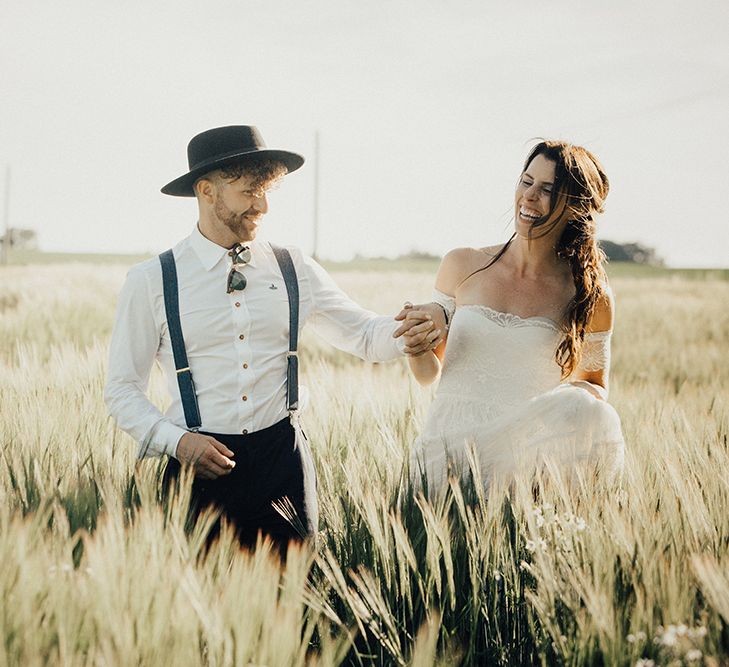 Carly Rowena Fitness & Lifestyle Vlogger Marries Trainer Husband Leon Wearing Grace Loves Lace For A Surprise Wedding At Fishley Hall With Food Trucks