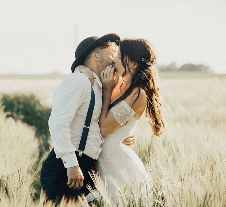 Carly Rowena Fitness & Lifestyle Vlogger Marries Trainer Husband Leon Wearing Grace Loves Lace For A Surprise Wedding At Fishley Hall With Food Trucks