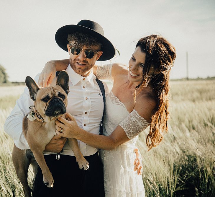 Carly Rowena Fitness & Lifestyle Vlogger Marries Trainer Husband Leon Wearing Grace Loves Lace For A Surprise Wedding At Fishley Hall With Food Trucks