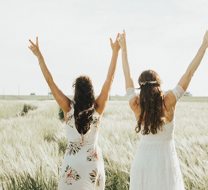 Carly Rowena Fitness & Lifestyle Vlogger Marries Trainer Husband Leon Wearing Grace Loves Lace For A Surprise Wedding At Fishley Hall With Food Trucks