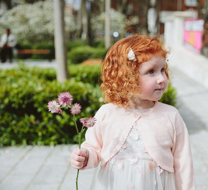 Flower Girl In Monsoon