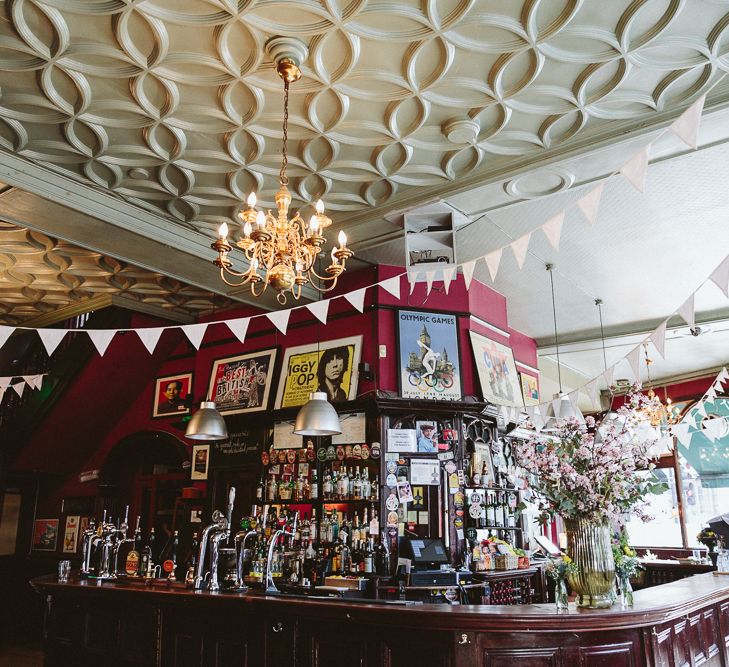 Vintage Inspired Decor For A Wedding At The Peasant Clerkenwell