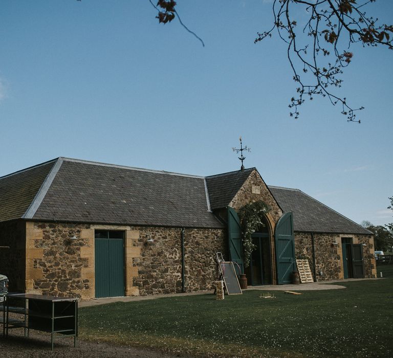 Bride In Suzanne Neville For A Rustic Wedding At The Byre Of Inchyra Scotland With Images From Maureen Du Preez