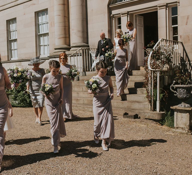 Bride In Suzanne Neville For A Rustic Wedding At The Byre Of Inchyra Scotland With Images From Maureen Du Preez