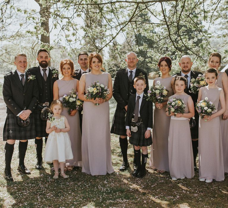 Bride In Suzanne Neville For A Rustic Wedding At The Byre Of Inchyra Scotland With Images From Maureen Du Preez