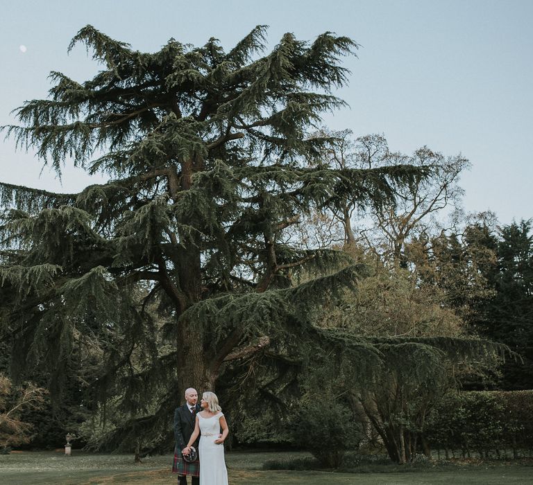 Bride In Suzanne Neville For A Rustic Wedding At The Byre Of Inchyra Scotland With Images From Maureen Du Preez