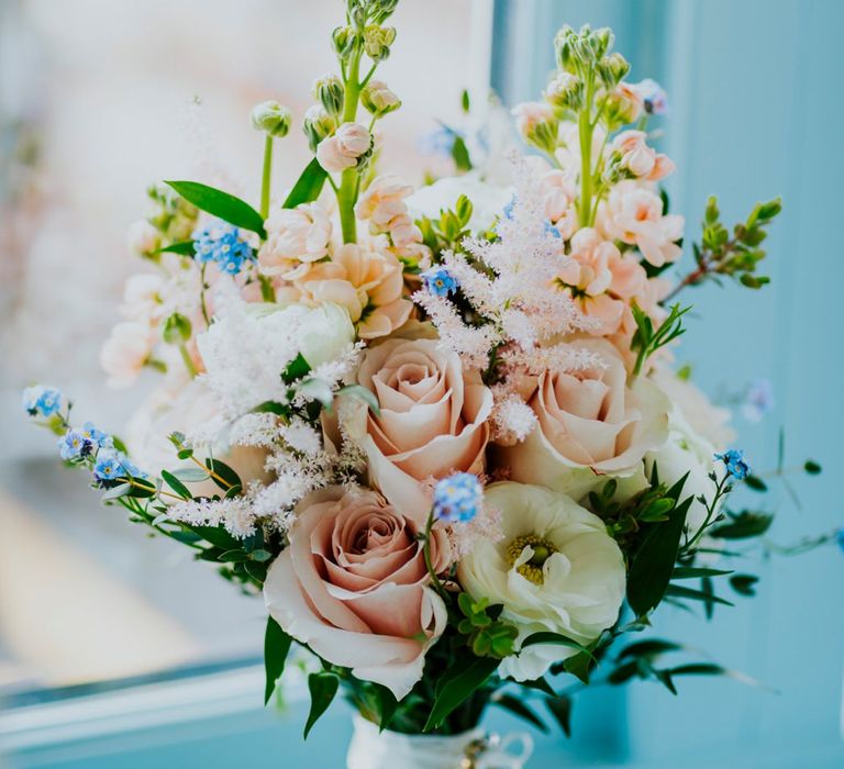 Blush Pink Wedding Bouquet | Benjamin Stuart Photography