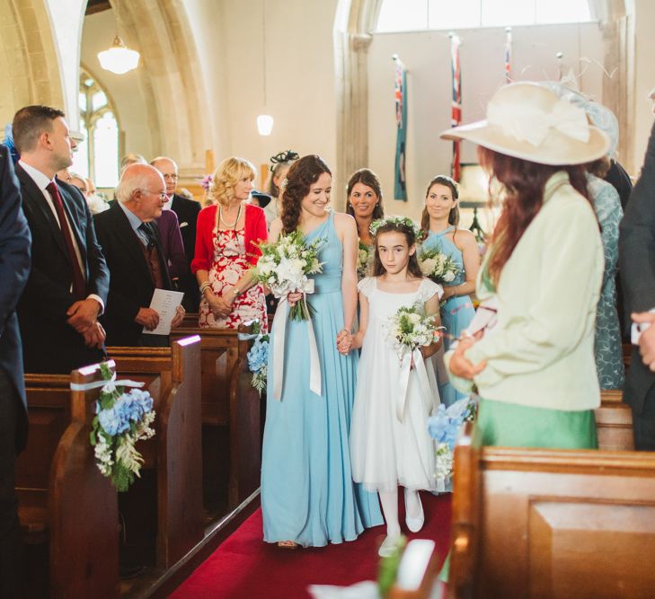 Bridal Party Church Entrance