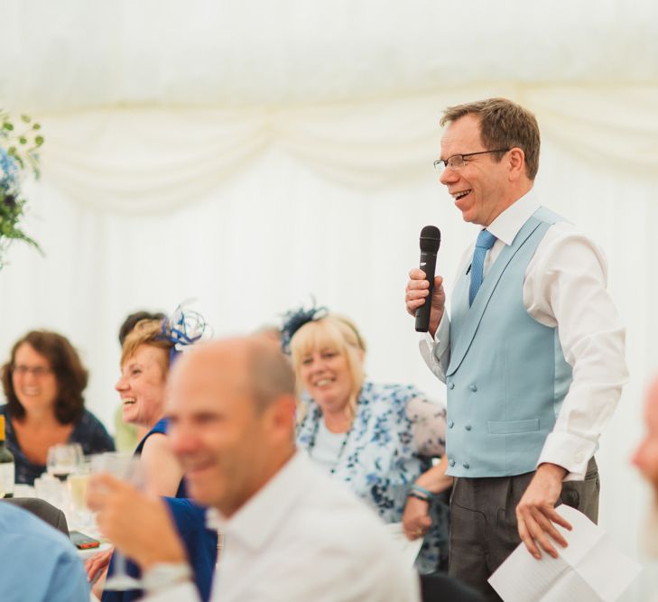 Marquee Wedding Reception Speeches