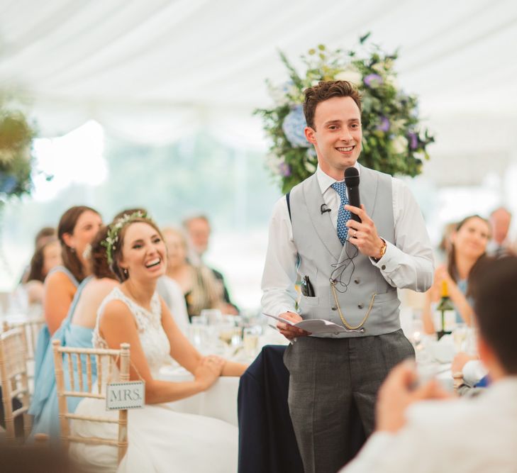 Marquee Wedding Reception Speeches