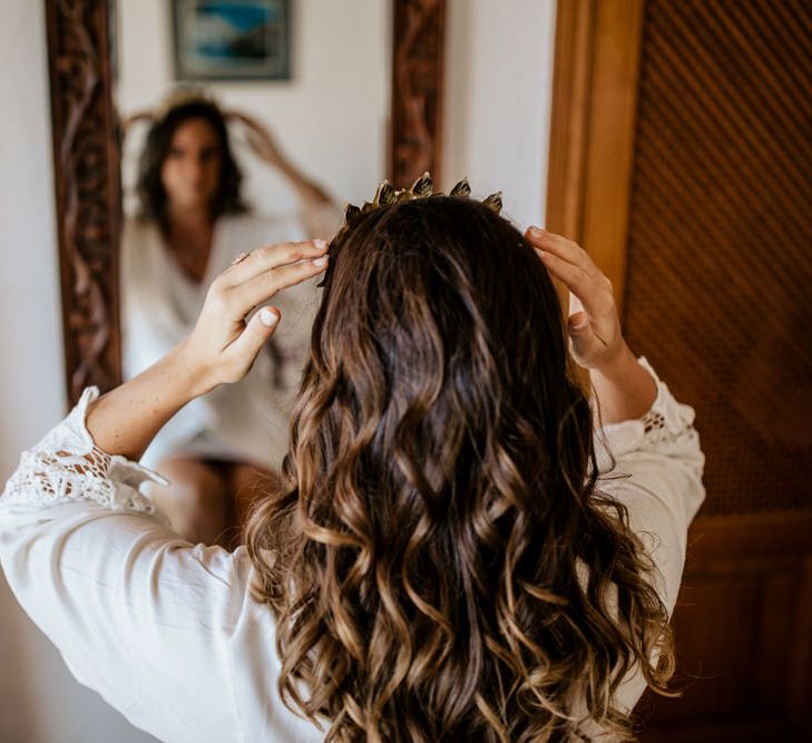 Bohemian Luxe Wedding In Mallorca At Finca Son Bosch With Bride In Made With Love Bridal Gown & Images By Chris & Ruth Photography