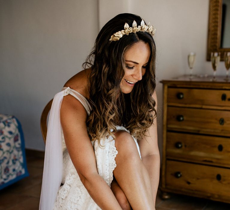 Bohemian Luxe Wedding In Mallorca At Finca Son Bosch With Bride In Made With Love Bridal Gown & Images By Chris & Ruth Photography