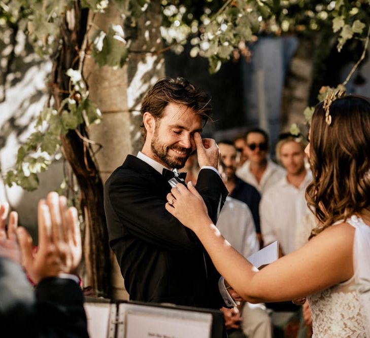 Bohemian Luxe Wedding In Mallorca At Finca Son Bosch With Bride In Made With Love Bridal Gown & Images By Chris & Ruth Photography