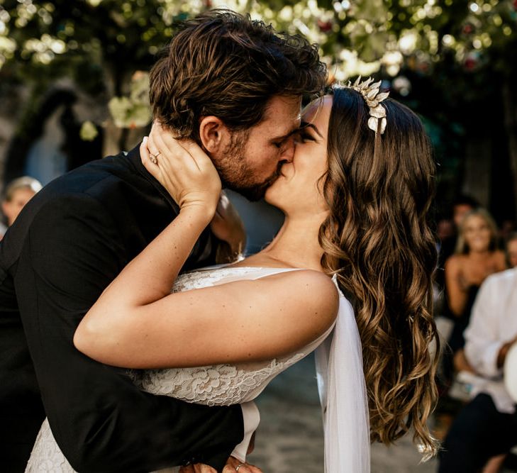 Bohemian Luxe Wedding In Mallorca At Finca Son Bosch With Bride In Made With Love Bridal Gown & Images By Chris & Ruth Photography