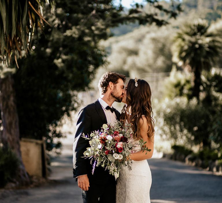 Bohemian Luxe Wedding In Mallorca At Finca Son Bosch With Bride In Made With Love Bridal Gown & Images By Chris & Ruth Photography