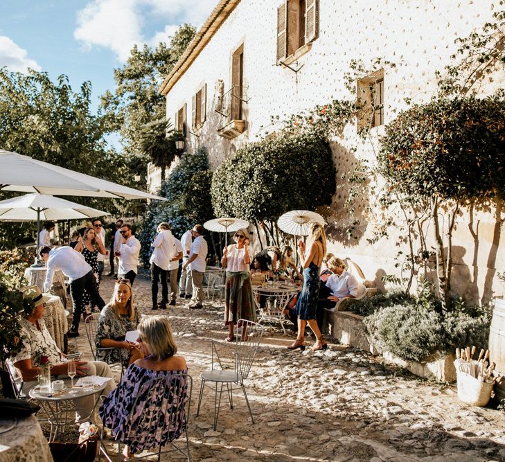 Bohemian Luxe Wedding In Mallorca At Finca Son Bosch With Bride In Made With Love Bridal Gown & Images By Chris & Ruth Photography