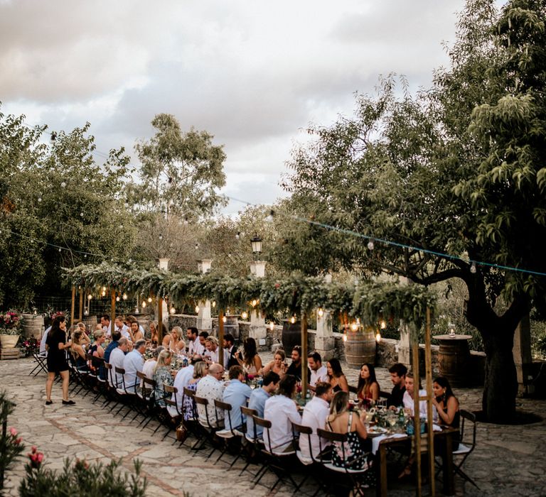 Bohemian Luxe Wedding In Mallorca At Finca Son Bosch With Bride In Made With Love Bridal Gown & Images By Chris & Ruth Photography