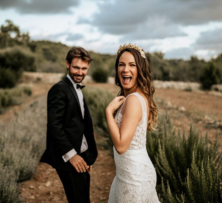 Bohemian Luxe Wedding In Mallorca At Finca Son Bosch With Bride In Made With Love Bridal Gown & Images By Chris & Ruth Photography