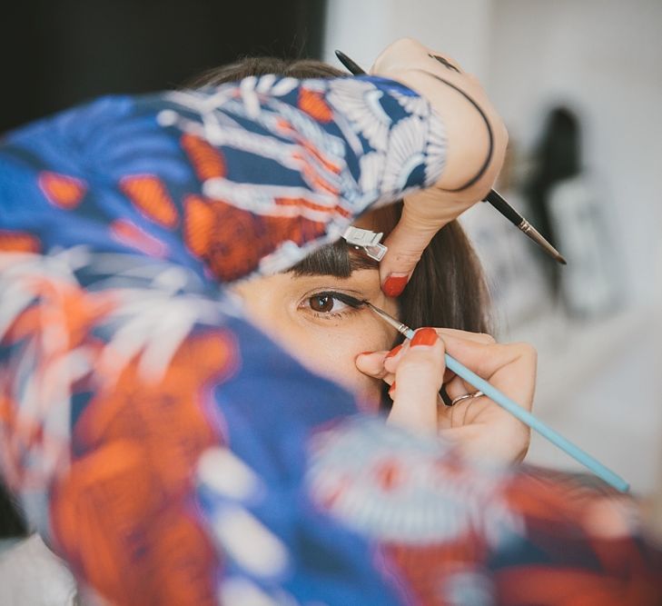 Beautiful Bride Getting Ready For Wedding