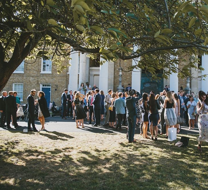 Wedding Reception Drinks Outside