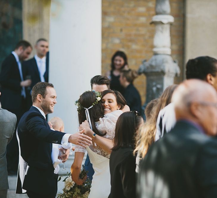 Wedding Reception Drinks Outside