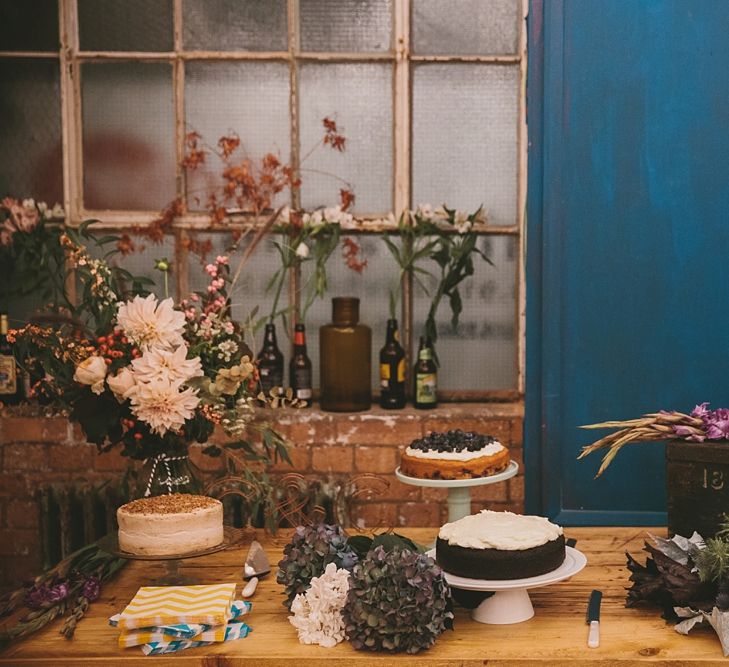 DIY Cake Table For Wedding