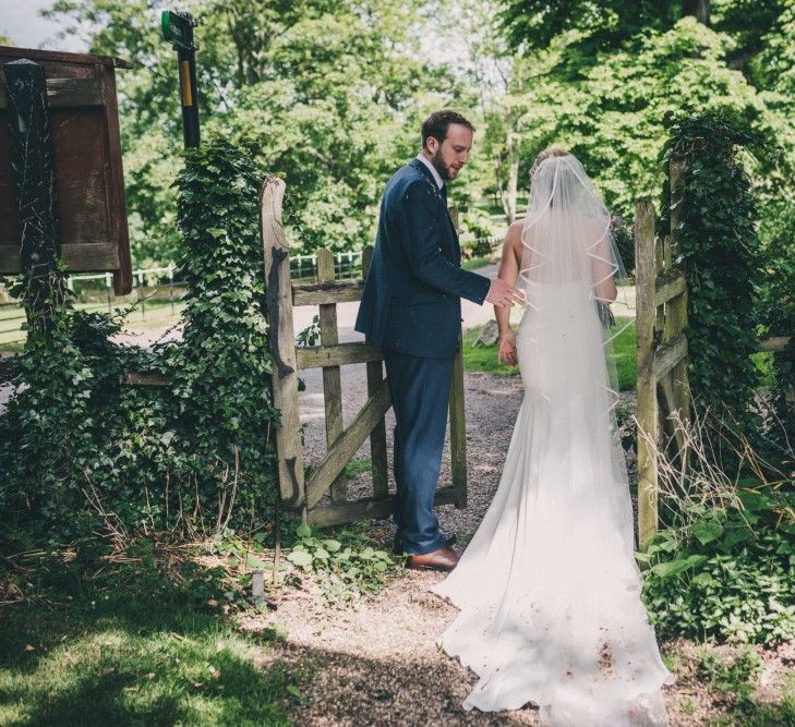 Preston Court Wedding With Bride In Sassi Holford & Groom In Checked Suit By Jack Bunneys With Images From Claire Penn Photography