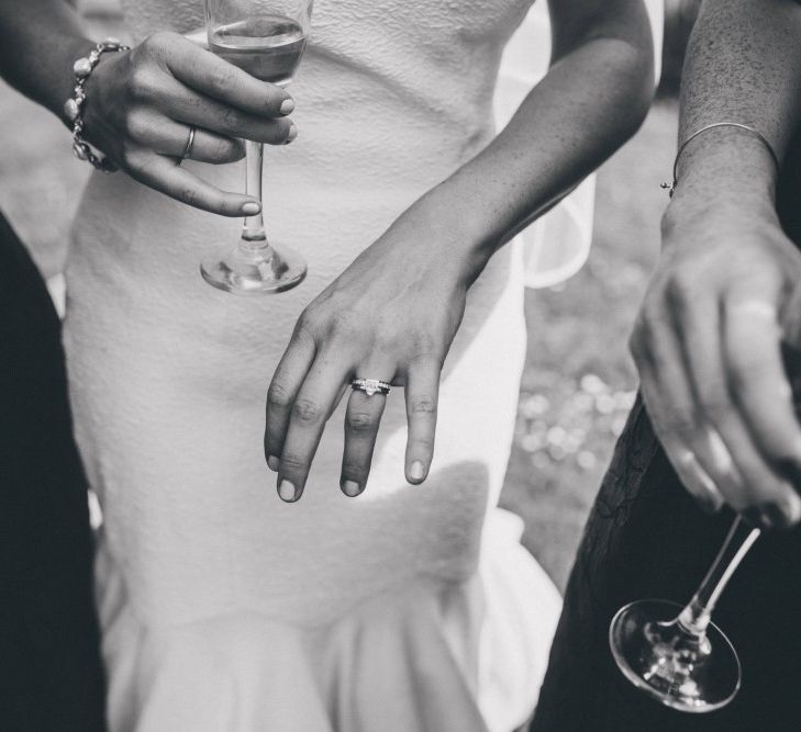 Preston Court Wedding With Bride In Sassi Holford & Groom In Checked Suit By Jack Bunneys With Images From Claire Penn Photography