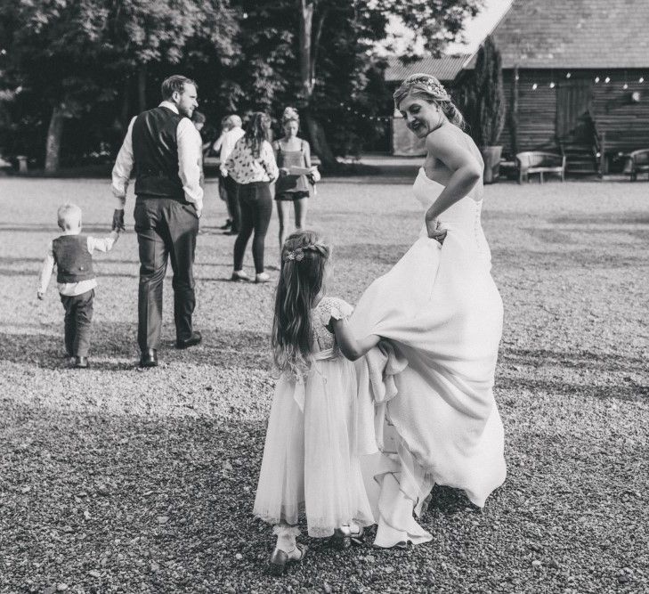 Preston Court Wedding With Bride In Sassi Holford & Groom In Checked Suit By Jack Bunneys With Images From Claire Penn Photography