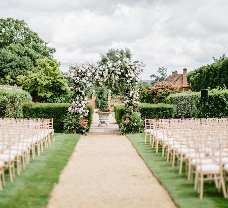 Floral Arch Wedding Ceremony