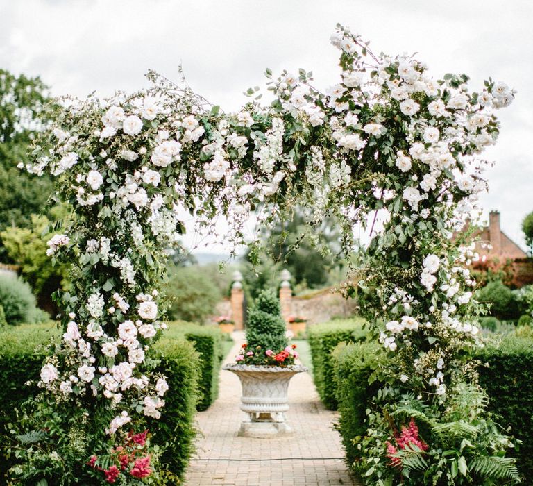 Floral Arch For Wedding Ceremony