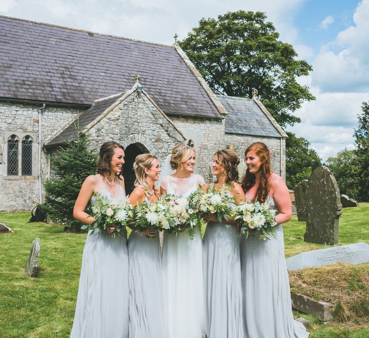 A Pretty Pastel Wedding At Holm House St Donats With Bride In Jesus Peiro And Images From Lewis Fackrell Photography