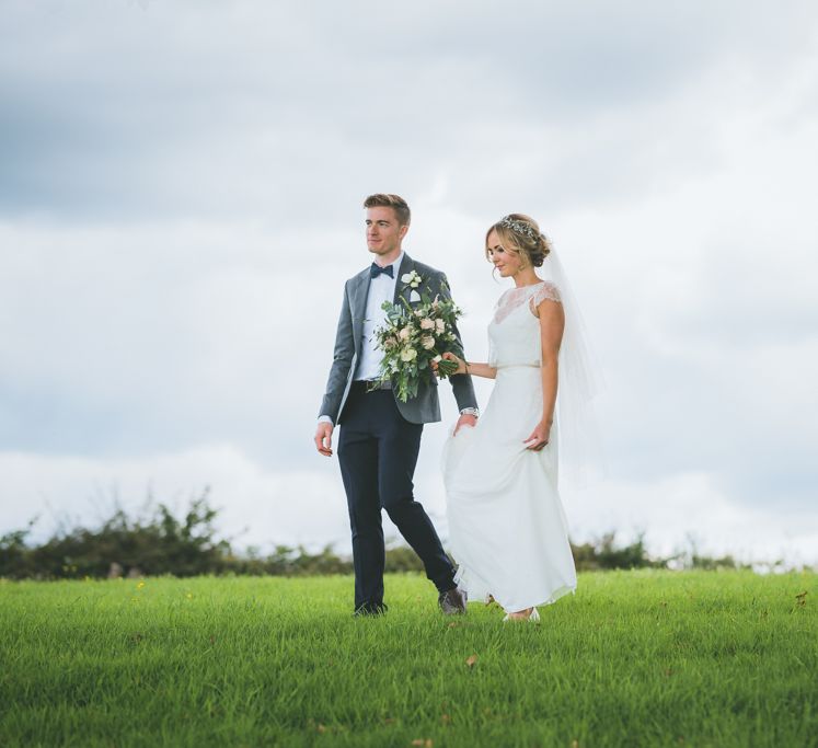 A Pretty Pastel Wedding At Holm House St Donats With Bride In Jesus Peiro And Images From Lewis Fackrell Photography