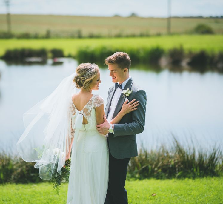 A Pretty Pastel Wedding At Holm House St Donats With Bride In Jesus Peiro And Images From Lewis Fackrell Photography