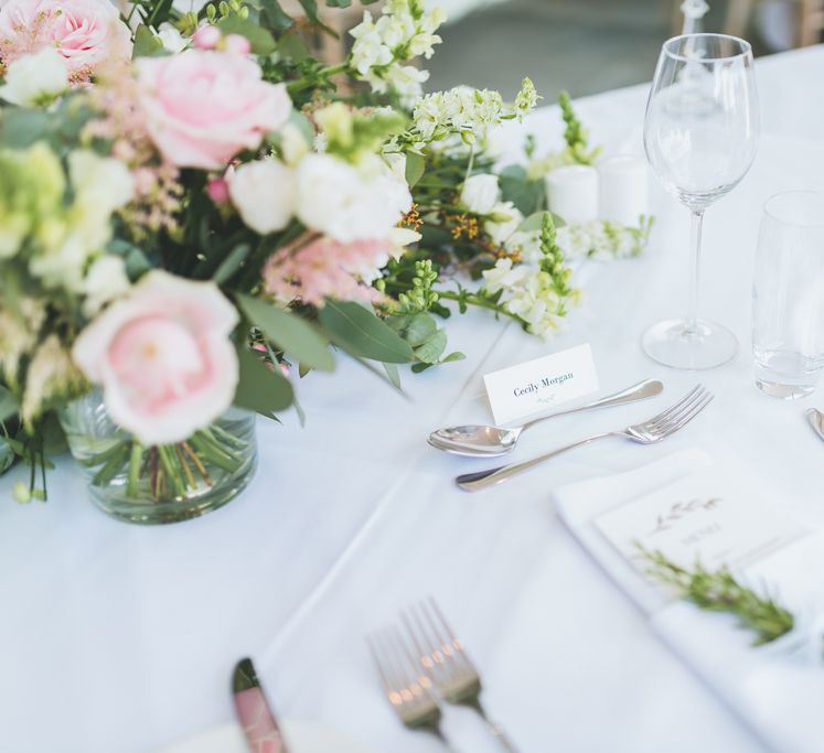 A Pretty Pastel Wedding At Holm House St Donats With Bride In Jesus Peiro And Images From Lewis Fackrell Photography