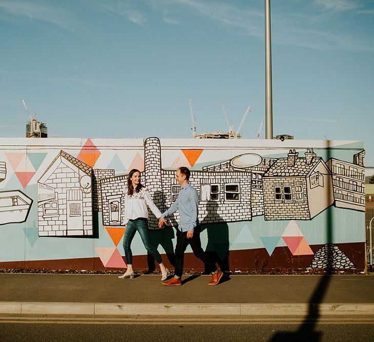 Stylish Engagement Shoot In Hackney Wick With Images By Irene Yap