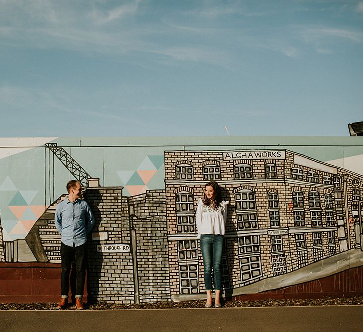 Stylish Engagement Shoot In Hackney Wick With Images By Irene Yap