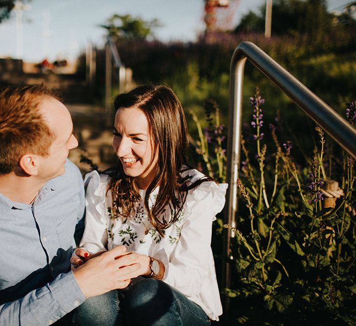 Stylish Engagement Shoot In Hackney Wick With Images By Irene Yap