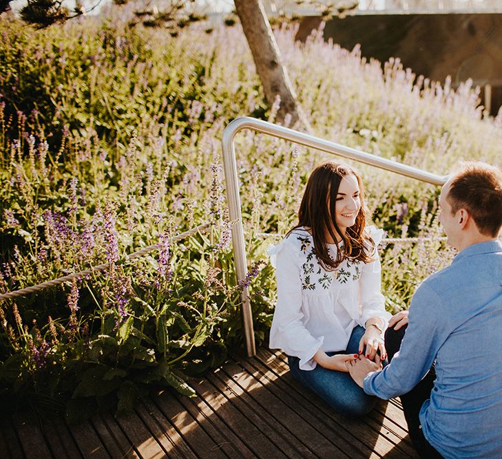 Stylish Engagement Shoot In Hackney Wick With Images By Irene Yap