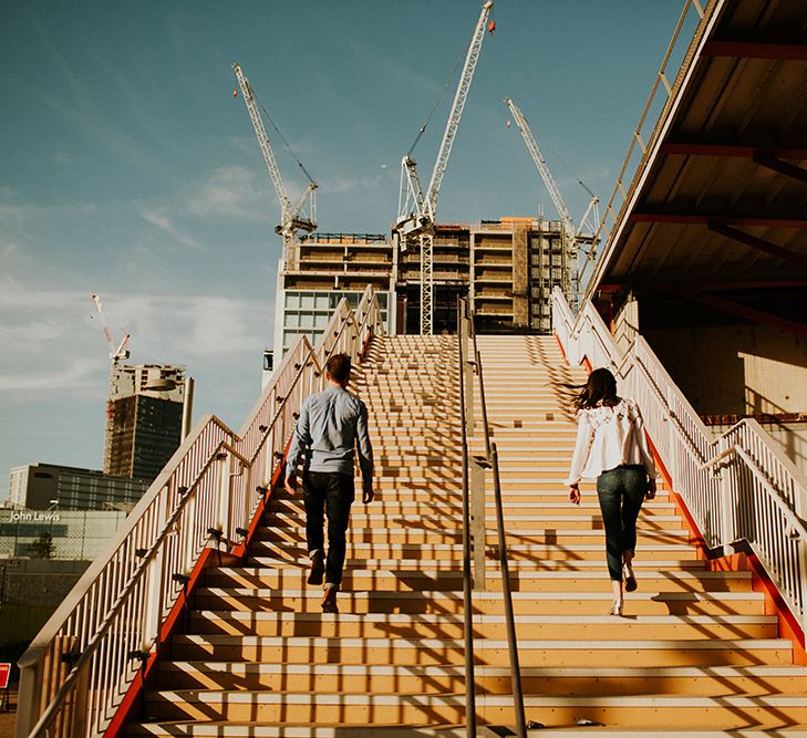 Stylish Engagement Shoot In Hackney Wick With Images By Irene Yap