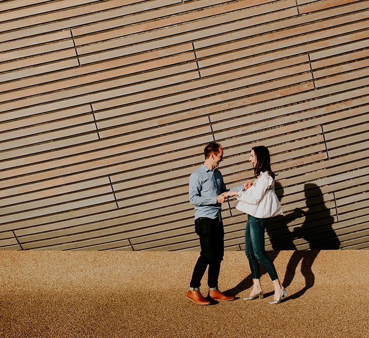 Stylish Engagement Shoot In Hackney Wick With Images By Irene Yap