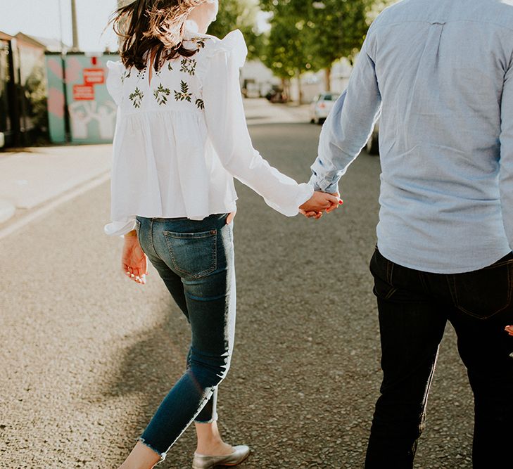 Stylish Engagement Shoot In Hackney Wick With Images By Irene Yap