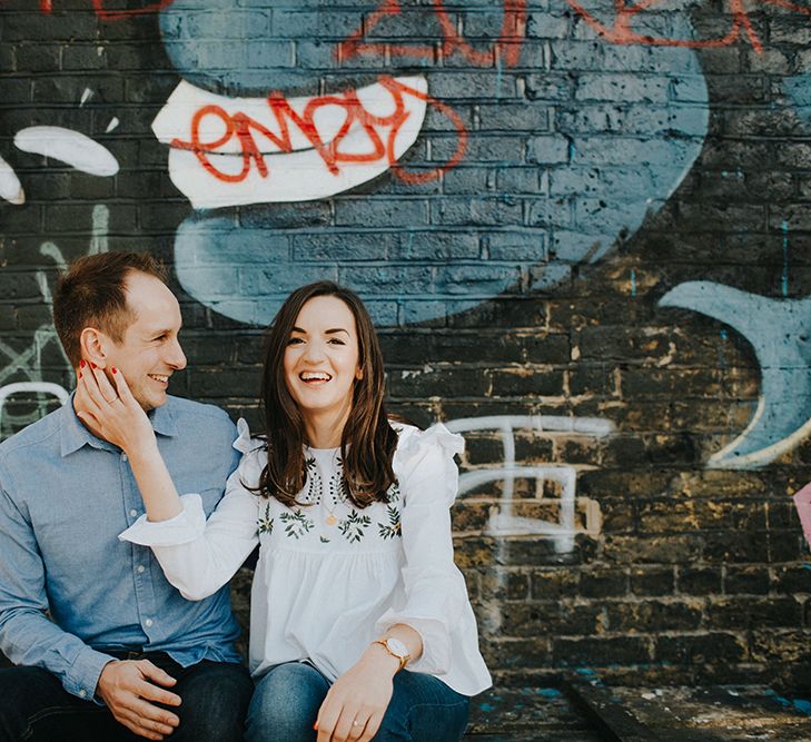 Stylish Engagement Shoot In Hackney Wick With Images By Irene Yap