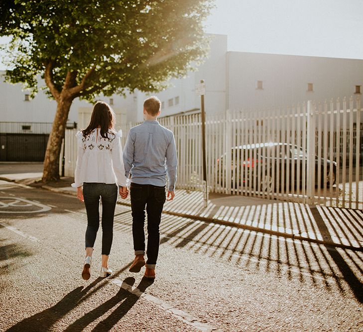 Stylish Engagement Shoot In Hackney Wick With Images By Irene Yap