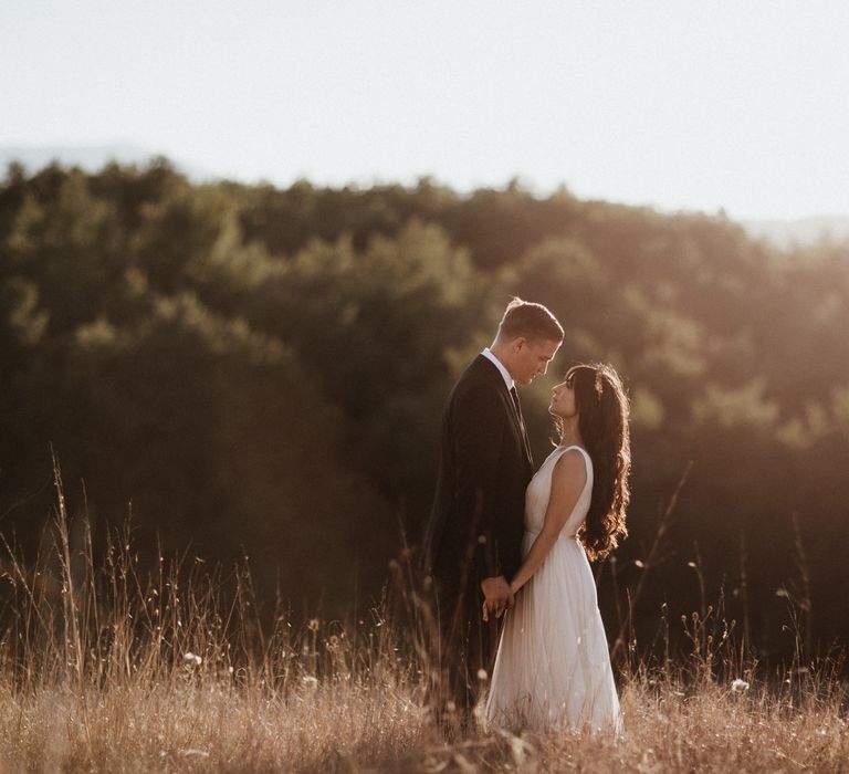 Elegant Destination Wedding In Tuscany At San Galgano Abbey With Bride In Bespoke Dress By Madame Paulette With Images From James Frost Photography